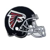 Atlanta Falcons Helmet Black Embroidered Patch