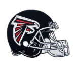 Atlanta Falcons Helmet Black Embroidered Patch