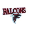 Atlanta Falcons Team Logo Black/Red Embroidery Patch