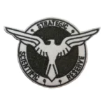 Avengers Captain America Logo Black Embroidery Patch