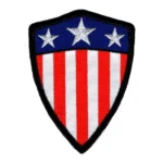 Avengers Captain America Stars Shield Logo Embroidery Patch