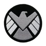 Avengers Marvel Agents Of Shield Logo Black Embroidery Patch