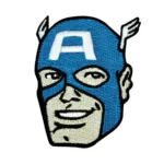 Avengers Marvel Captain America Head Logo Embroidery Patch