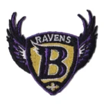 Baltimore Ravens 1996-98 Black/Purple Embroidered Patch