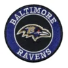 Baltimore Ravens Black/Navy Round Embroidery Patch