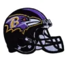 Baltimore Ravens Helmet Logo Black/Purple Embroidery Patch