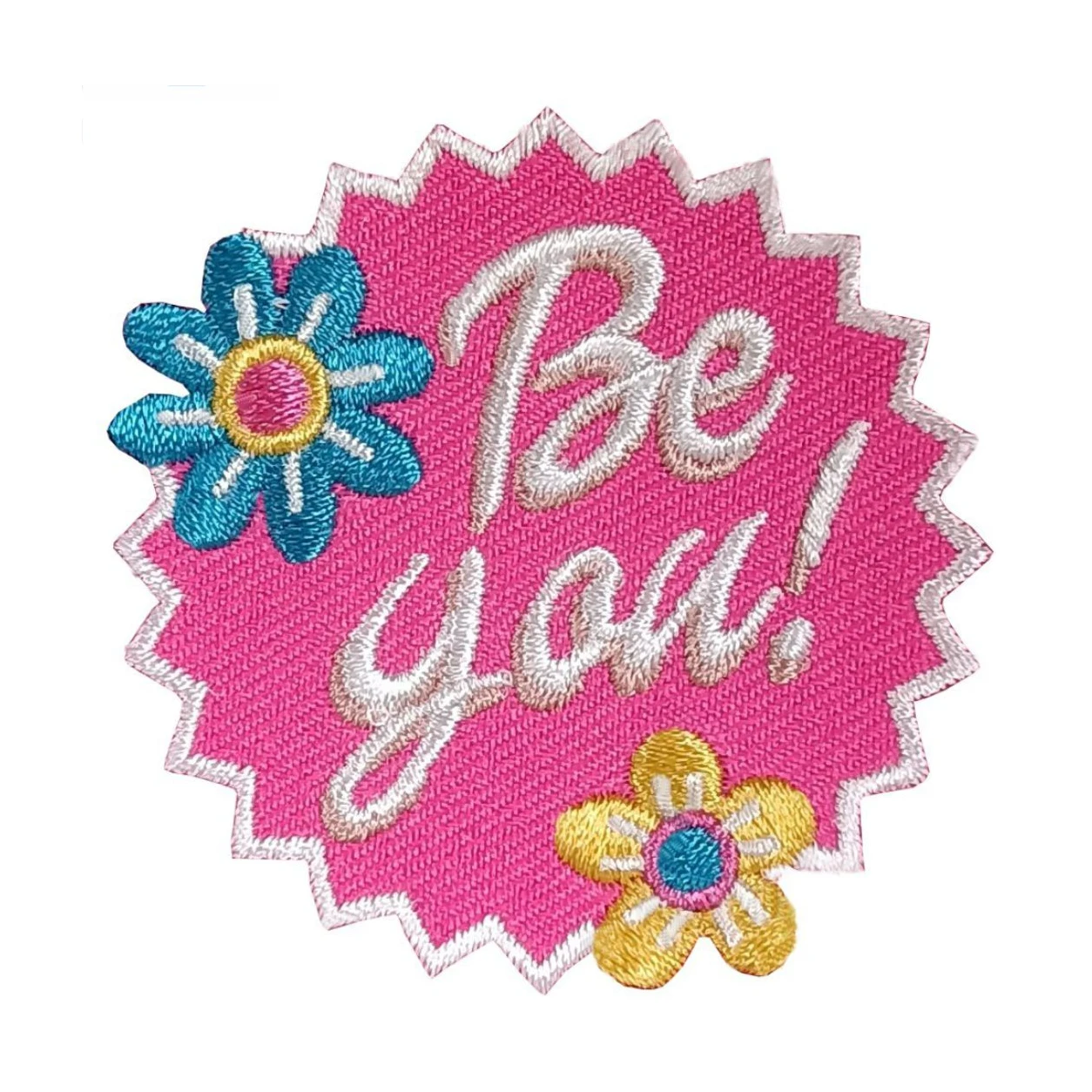 Barbie Be You Pink Embroidery Patch