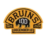 Boston Bruins 100th Anniversary Game Logo Embroidery Patch