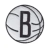 Brooklyn Nets Alternate Logo White Embroidery Patch