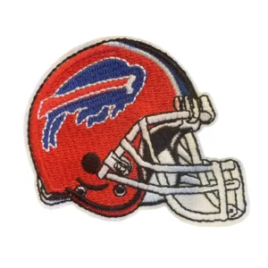 Buffalo Bills Helmet Red Embroidery Patch