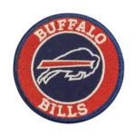 Buffalo Bills Round Red Embroidery Patch