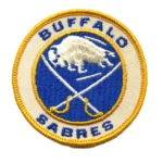 Buffalo Sabres 1970 Vintage Round Team Logo Blue/Cream Embroidery Patch