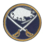 Buffalo Sabres Round Team Logo Navy Embroidery Patch