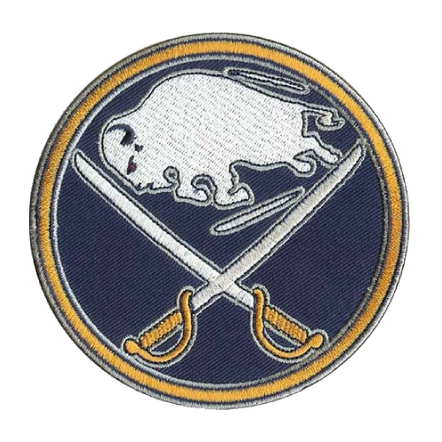 Buffalo Sabres Round Team Logo Navy Embroidery Patch