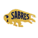 Buffalo Sabres Team Logo Yellow Embroidery Patch