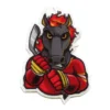 Calgary Flames Canada Fire Horse Foto Logo Red Embroidery Patch