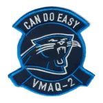 Carolina Panthers VMAQ-2 Team Logo Black Embroidery Patch