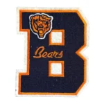 Chicago Bears Letter "B" Team Logo Navy Embroidery Patch