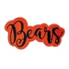 Chicago Bears Letter Logo Orange/Black Embroidery Patch