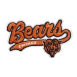 Chicago Bears Letter Orange Embroidery Patch
