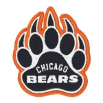 Chicago Bears Team Logo Orange/Black Embroidery Patch