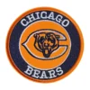 Chicago Bears Team Logo Orange/Navy Embroidery Patch