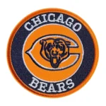 Chicago Bears Team Logo Orange/Navy Embroidery Patch