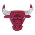 Chicago Bulls Alternate Logo Red Embroidery Patch