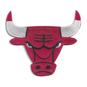 Chicago Bulls Alternate Logo Red Embroidery Patch