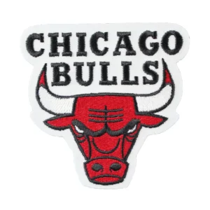 Chicago Bulls Primary Team Logo Red Embroidery Patch