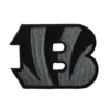 Cincinnati Bengals Emblem 'B' Black Logo Embroidery Patch