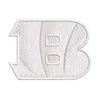 Cincinnati Bengals Emblem 'B' White Logo Embroidery Patch