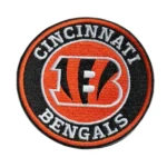 Cincinnati Bengals Round Black Embroidery Patch