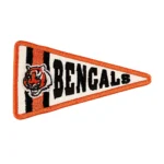 Cincinnati Bengals Tri Angle Black Embroidery Patch