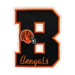 Cincinnati Bengals Vintage Letter B Logo Embroidery Patch