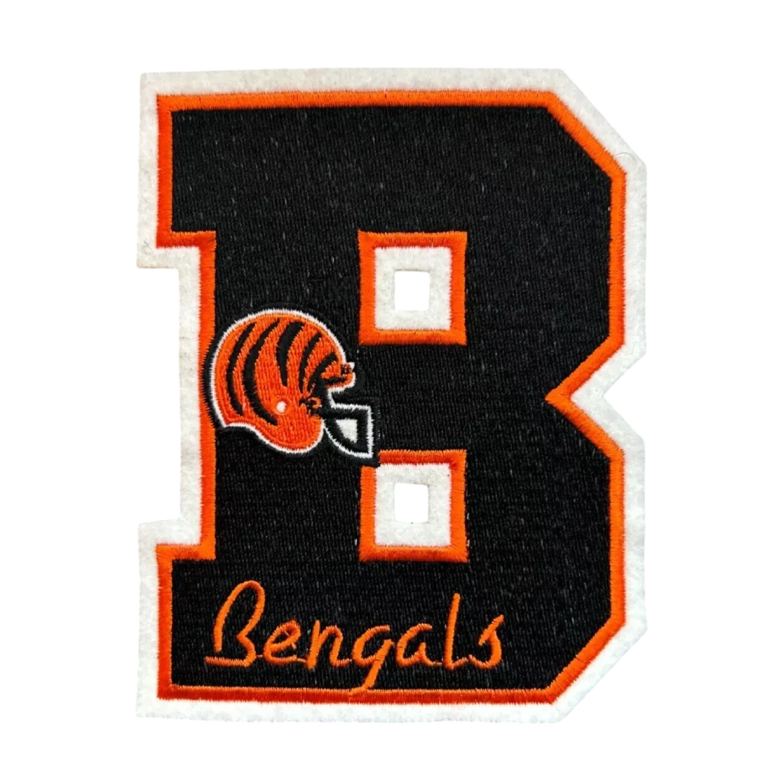 Cincinnati Bengals Vintage Letter B Logo Embroidery Patch