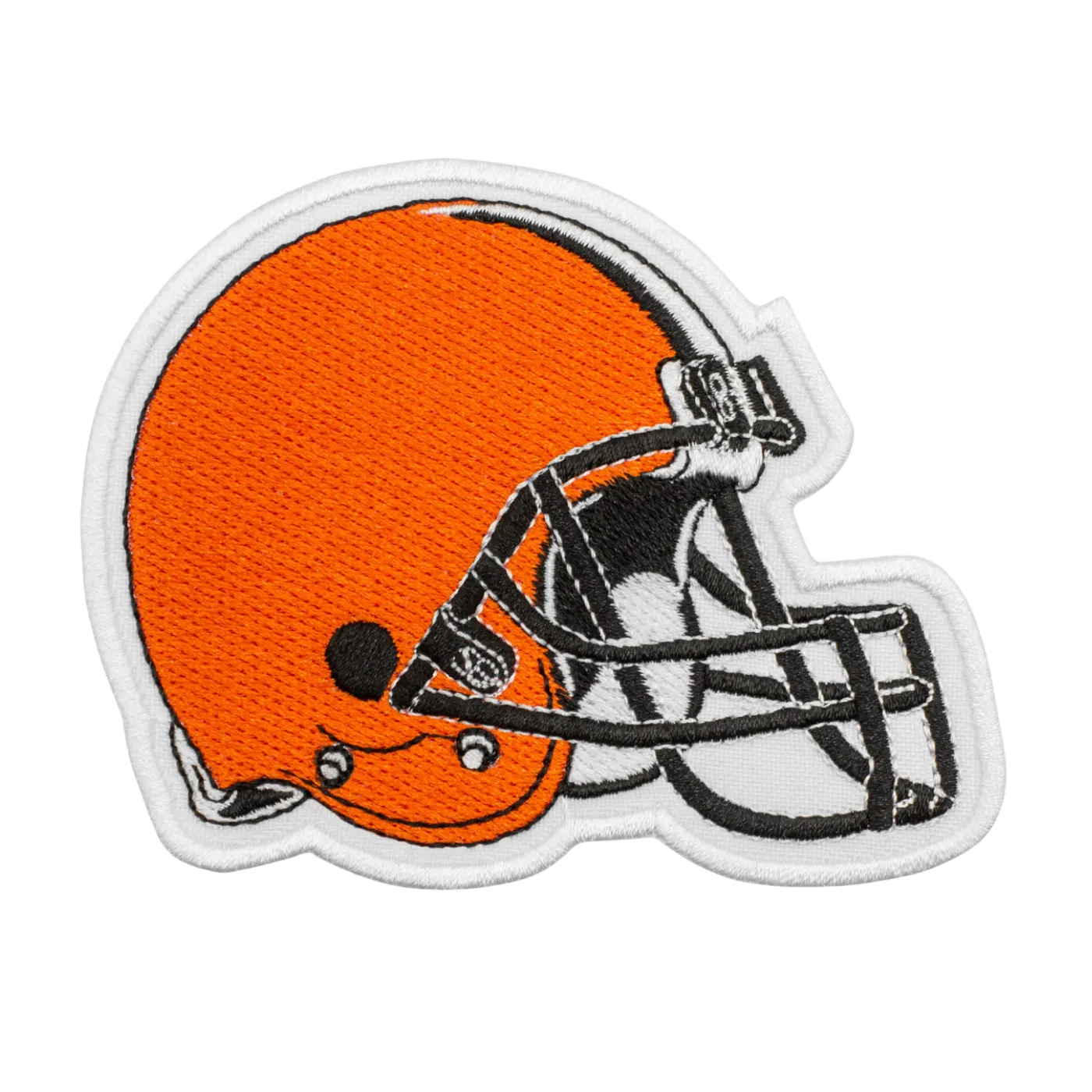 Cleveland Browns Orange Helmet Embroidery Patch