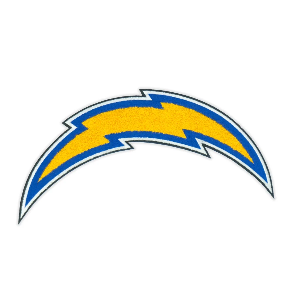 Los Angeles Chargers Yellow Logo Embroidery Patch - Image 2