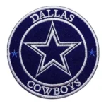 Dallas Cowboys Round Navy Embroidery Patch