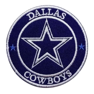 Dallas Cowboys Round Navy Embroidery Patch