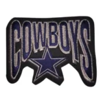 Dallas Cowboys Script Navy Logo Embroidery Patch