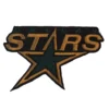 Dallas Stars 2012 Logo Black/Orange Embroidery Patch