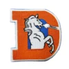 Denver Broncos BIG "D" Team Logo White/Orange Embroidery Patch