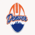 Denver Broncos City Helmet Orange/Navy Embroidery Patch