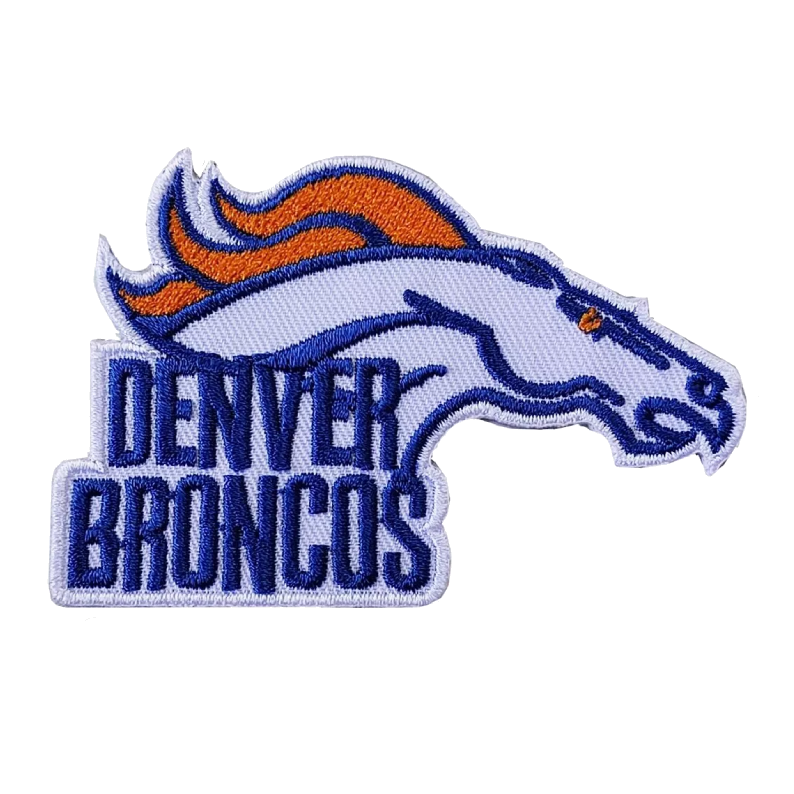 Denver Broncos Navy/White Embroidery Patch