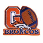 Denver Broncos Orange Embroidery Patch