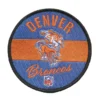 Denver Broncos Round Logo Orange/Blue Embroidery Patch