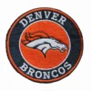 Denver Broncos Team Logo Round Orange/Navy Embroidery Patch