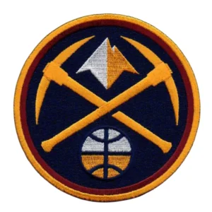 Denver Nuggets Primary Logo Navy Embroidery Patch