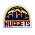 Denver Nuggets Vintage Logo White Embroidery Patch